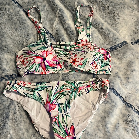 TiniBikini Swim Tropical Floral Print Bikini Poshmark